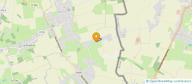 localisation de l'entreprise LAISIR  BACHY