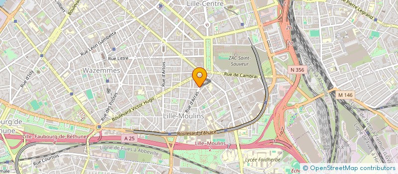 localisation de l'entreprise LAISNE à LILLE