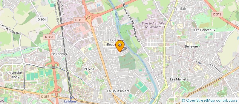 localisation de l'entreprise LAISNE  LE MANS