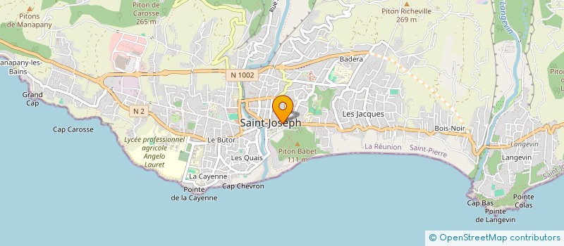 localisation de l'entreprise LAISSA 786 à SAINT-JOSEPH