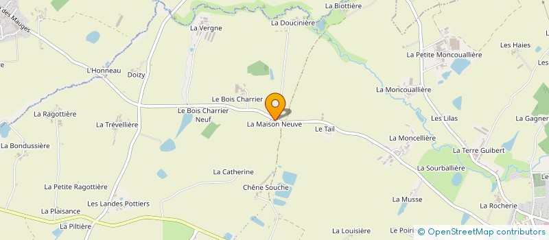 localisation de l'entreprise LAISSE-BETON  BEAUPREAU-EN-MAUGES