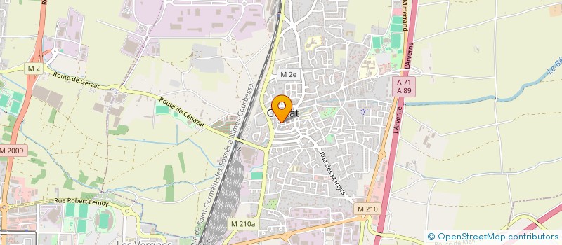 localisation de l'entreprise LAISSE BETON LA GALERE  GERZAT