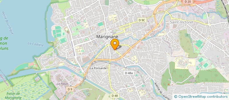 localisation de l'entreprise LAISSE ENTRER LA LUMIERE  MARIGNANE