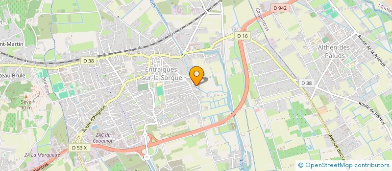 localisation de l'entreprise LAISSE PAS TRAINER TON GOSSE  ENTRAIGUES-SUR-LA-SORGUE