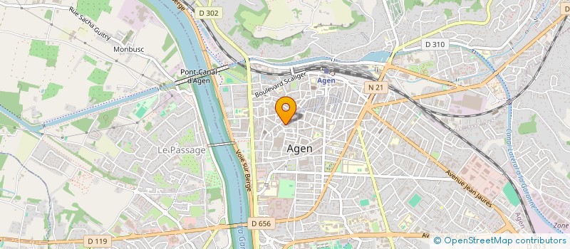 localisation de l'entreprise LAISSER PENSER ASSO ECHANGES RESSOURCE  AGEN