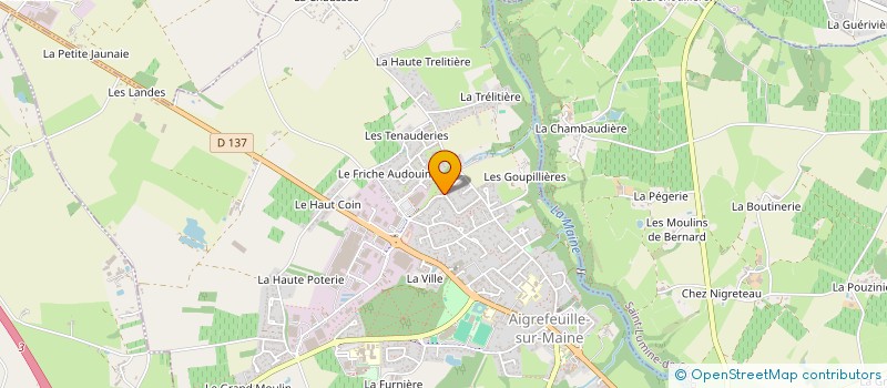 localisation de l'entreprise LAISSEZ MOI LE TEMPS  AIGREFEUILLE-SUR-MAINE