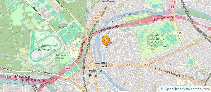 localisation de l'entreprise LAISSEZ PASSER LA CHANSON à JOINVILLE-LE-PONT