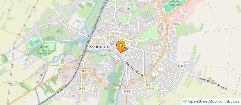 localisation de l'entreprise LAISSEZ-VOUS DANSER à ISSOUDUN