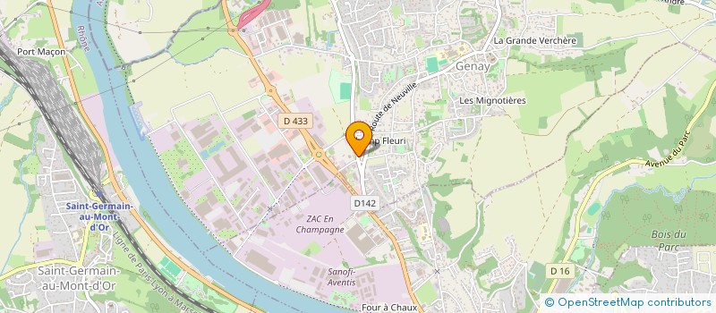 localisation de l'entreprise LAISSL AIR à GENAY