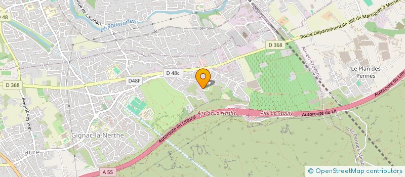 localisation de l'entreprise LAIT  GIGNAC-LA-NERTHE