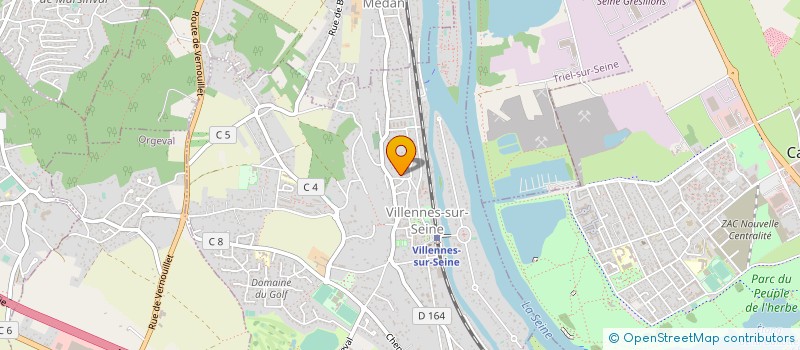 localisation de l'entreprise LAIT SANS CIEL à VILLENNES-SUR-SEINE