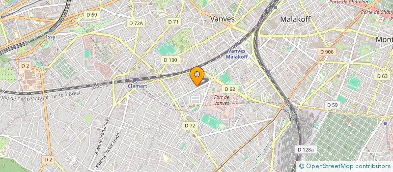 localisation de l'entreprise LAIT SAUVAGE  VANVES