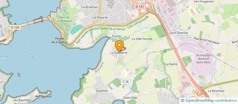 localisation de l'entreprise LAITA INVEST  SAINT-MALO