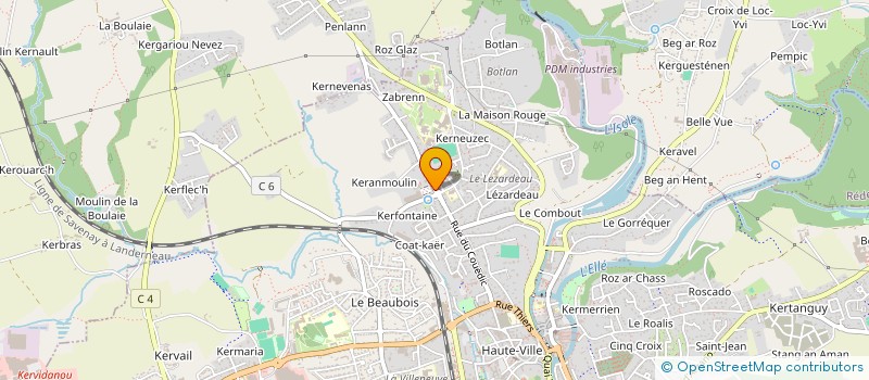 localisation de l'entreprise LAITA TELEPHONIE  QUIMPERLE