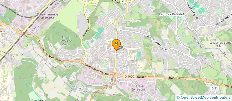localisation de l'entreprise LAITANG CHRISTOPHE à ANGOULEME