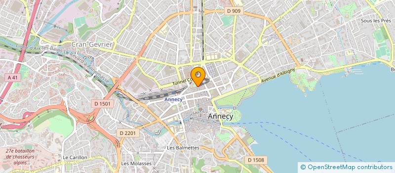 localisation de l'entreprise LAITERIE ANNECIENNE MAISON GAY à ANNECY