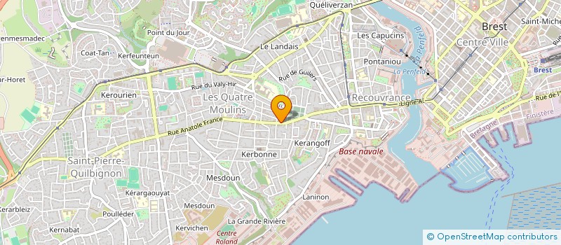 localisation de l'entreprise LAITERIE BRESTOISE à BREST
