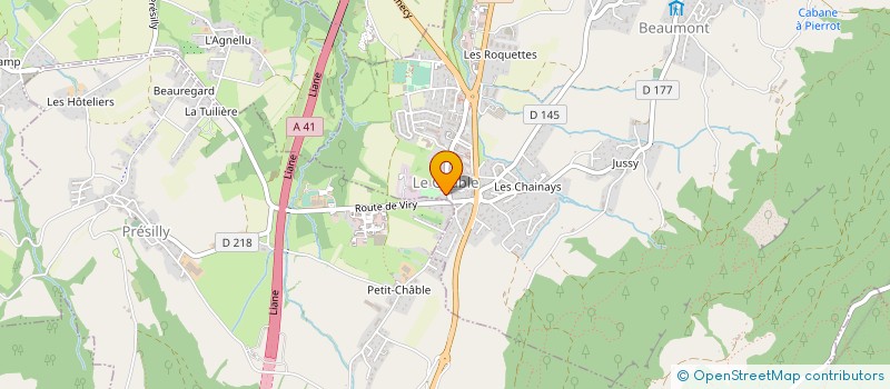 localisation de l'entreprise LAITERIE D AMBILLY SA à ARCHAMPS
