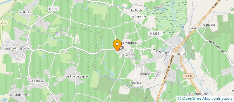 localisation de l'entreprise LAITERIE D AZAC à EYRANS