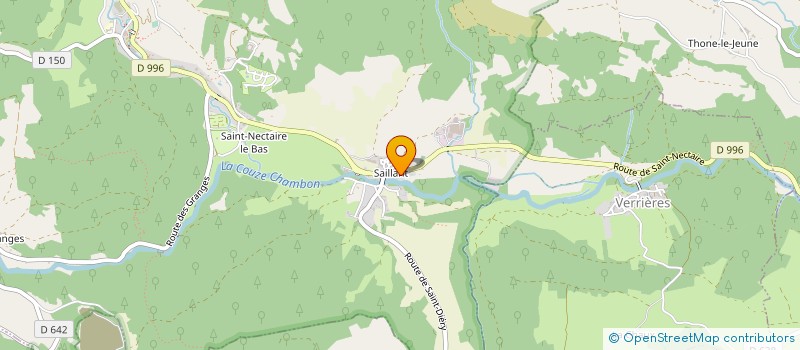 localisation de l'entreprise LAITERIE DE LA MONTAGNE S A  SAINT-NECTAIRE