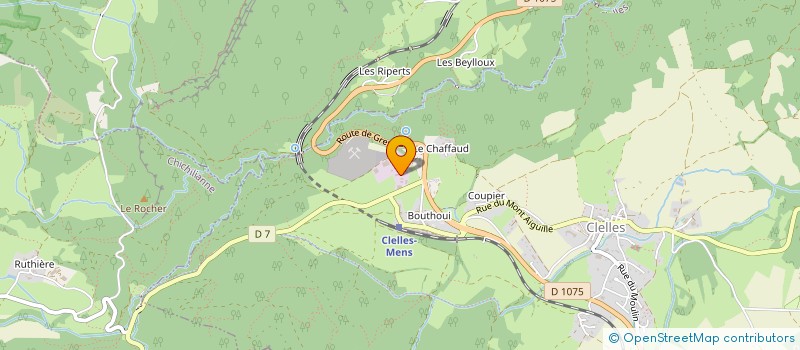 localisation de l'entreprise LAITERIE DU MONT AIGUILLE à CLELLES