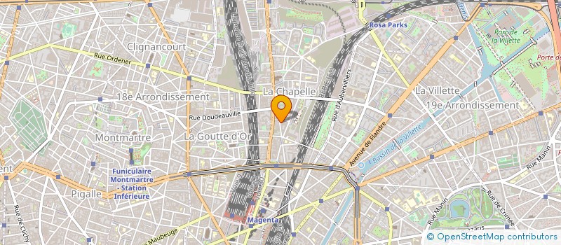 localisation de l'entreprise LAITERIE LA CHAPELLE à PARIS