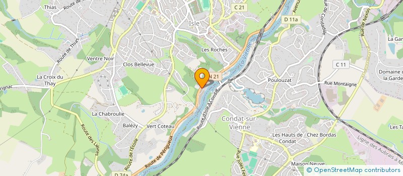 localisation de l'entreprise LAITERIE LES FAYES à LIMOGES