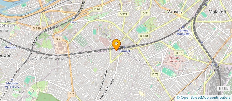 localisation de l'entreprise LAITERIE MODERNE à CLAMART