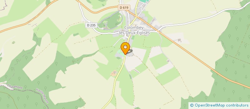 localisation de l'entreprise LAITERIES ROETHLISBERGER à COLOMBEY LES DEUX EGLISES