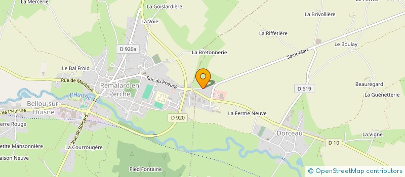 localisation de l'entreprise LAITISSIMA à REMALARD-EN-PERCHE