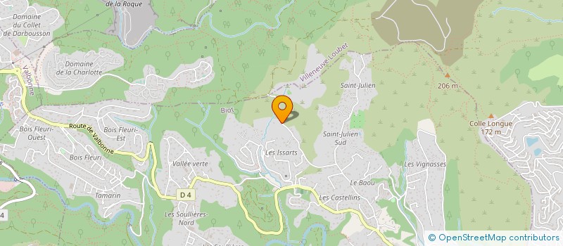 localisation de l'entreprise LAITS & CRUS à BIOT