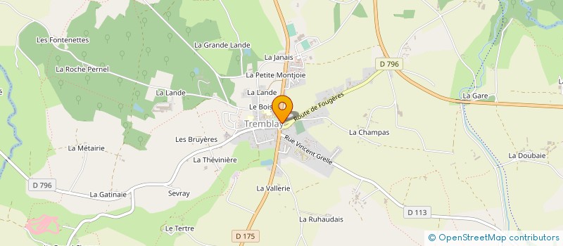 localisation de l'entreprise LAIZE à VAL-COUESNON