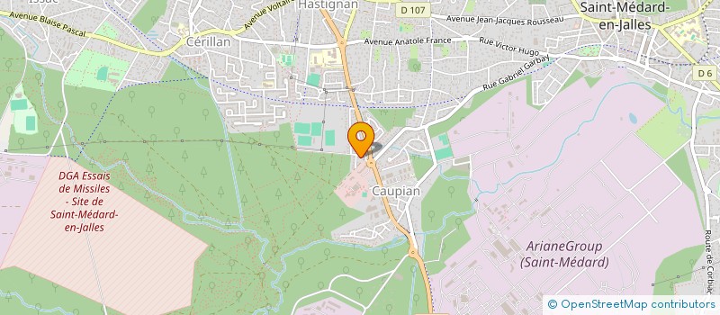 localisation de l'entreprise LAIZE  SAINT-MEDARD-EN-JALLES