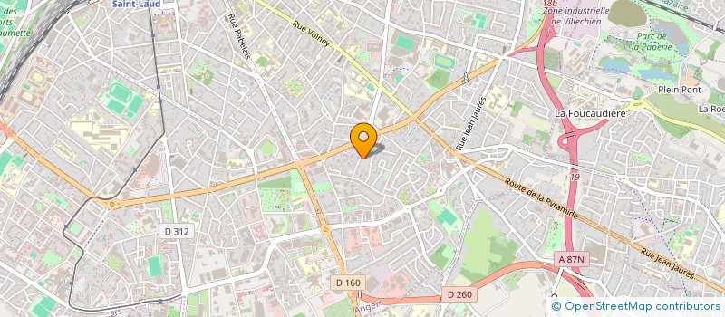 localisation de l'entreprise LAIZE à ANGERS