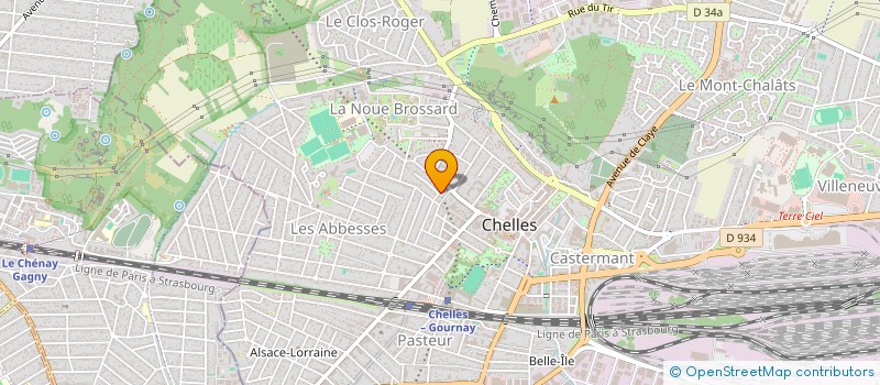 localisation de l'entreprise LAJ  CHELLES