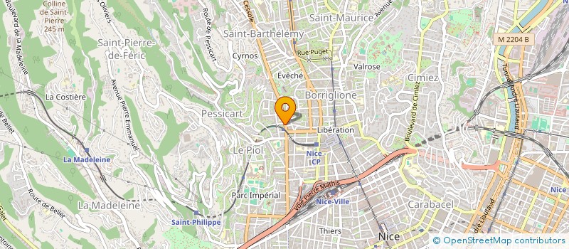 localisation de l'entreprise LAJ à NICE