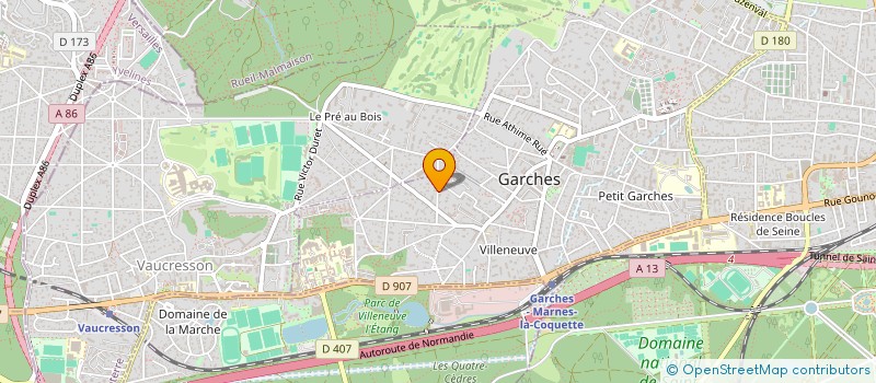 localisation de l'entreprise LAJA à GARCHES