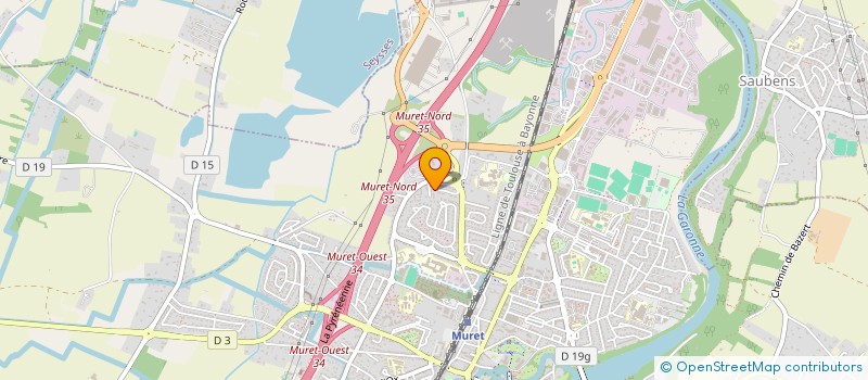 localisation de l'entreprise LAJA COMPETITION  MURET