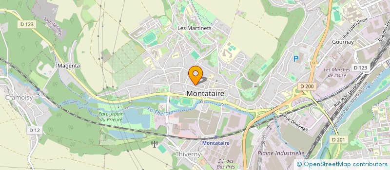 localisation de l'entreprise LAJACQUERIE CREATION à MONTATAIRE