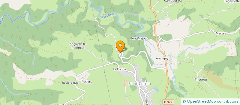 localisation de l'entreprise LAJARRIGE PERE ET FILS à SAINT-CERNIN
