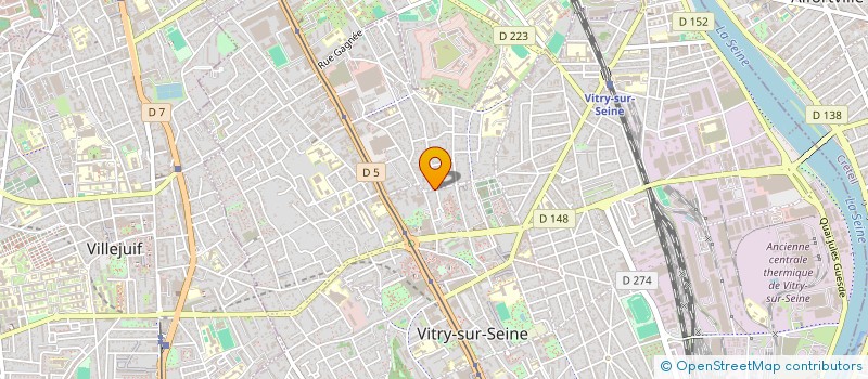 localisation de l'entreprise LAJAWAB à VITRY-SUR-SEINE