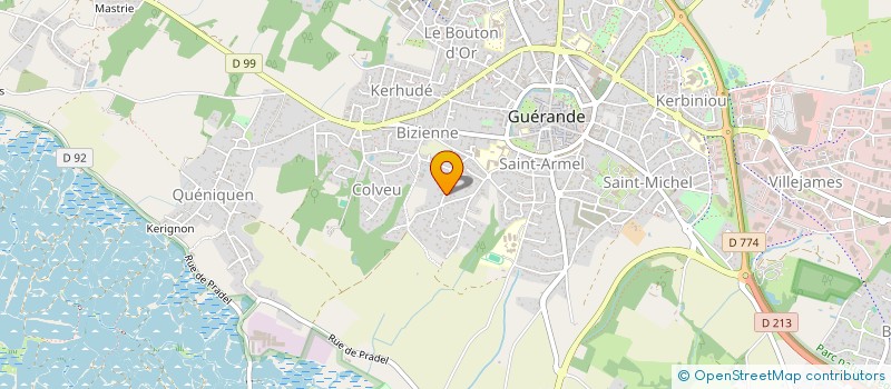 localisation de l'entreprise LAJBGMY  GUERANDE