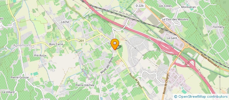 localisation de l'entreprise LAJC  MYANS