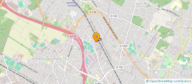 localisation de l'entreprise LAJEDO BATIMENT  SAINT-LEU-LA-FORET