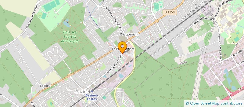 localisation de l'entreprise LAJET7 à CESTAS