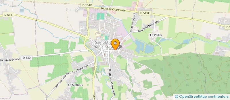 localisation de l'entreprise LAJI-RENOVATION  SAINT-ETIENNE-DE-SAINT-GEOIRS