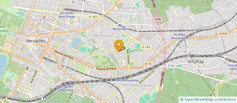localisation de l'entreprise LAJILI à VERSAILLES
