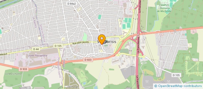 localisation de l'entreprise LAJILI BAZAR  VILLEPARISIS