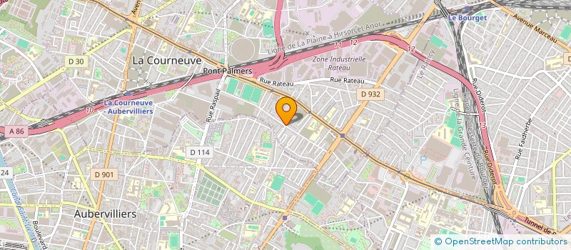 localisation de l'entreprise LAJILI DISTRIBUTION à LA COURNEUVE