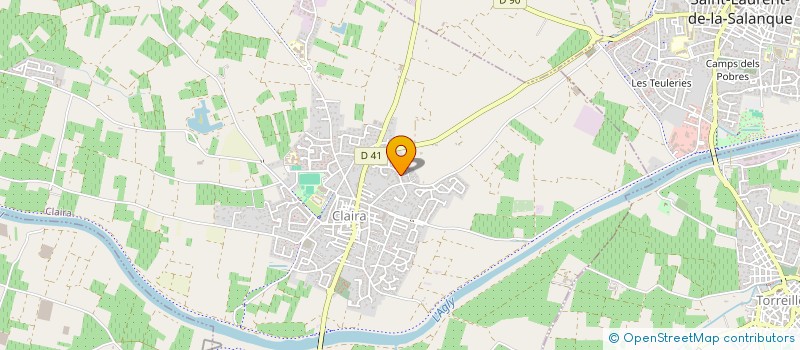 localisation de l'entreprise LAJL  CLAIRA